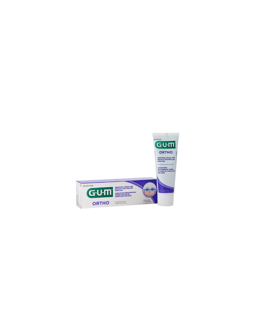 "GUM Dentifrice Ortho 75ml – Soin Dentaire Spécial Appareil Dentaire"