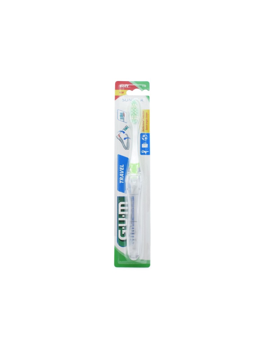 "Brosse à Dents Travel Souple GUM (158) – Pratique et Efficace"