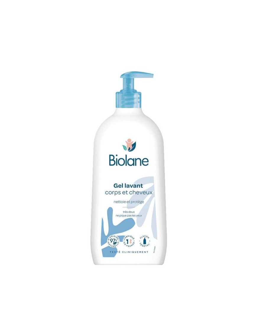 Biolane Gel Lavant Corps & Cheveux 350ml – Douceur Bébé