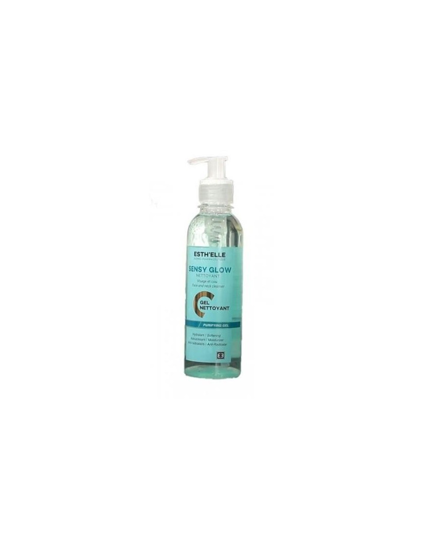 "Sensy Glow Gel Nettoyant Visage & Cou 250ml Esthelle - E-Pahrma"