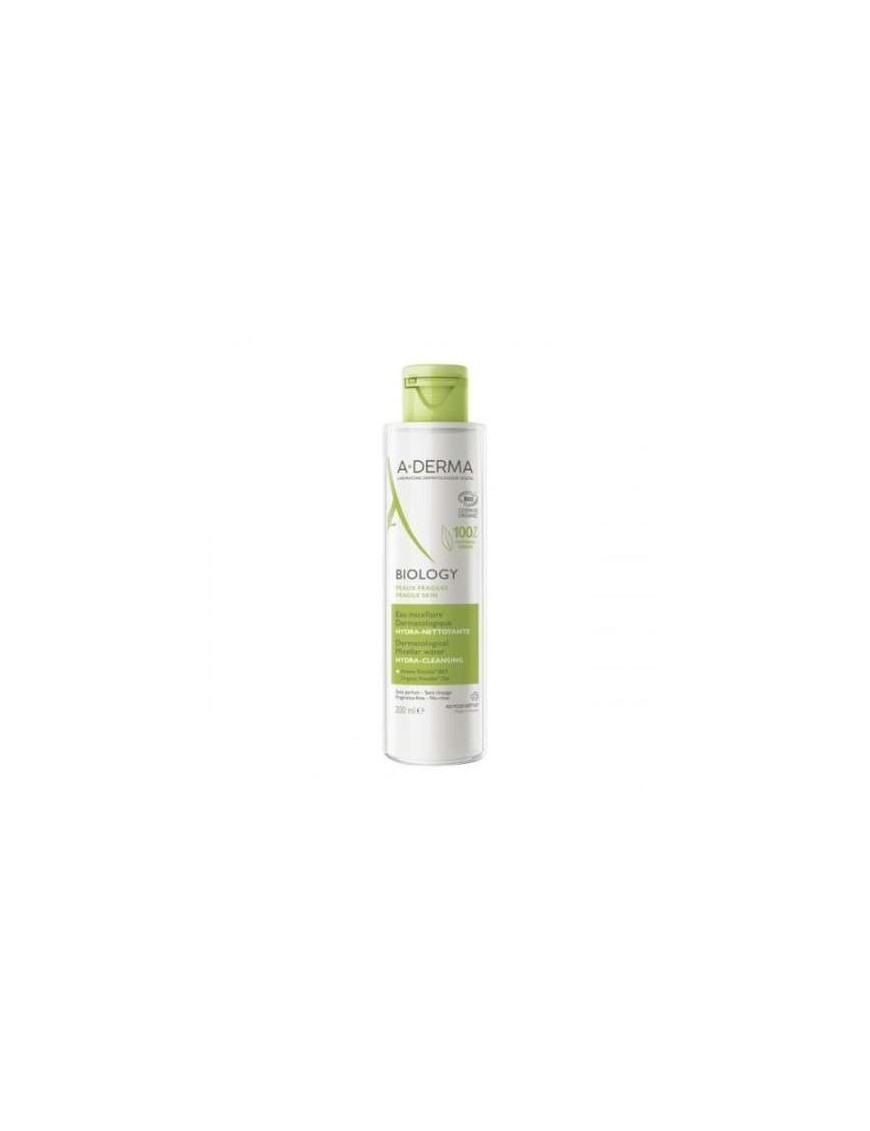 "Biology Eau Micellaire Hydra-Nettoyante 200ml A-Derma - Peau Nettoyée
