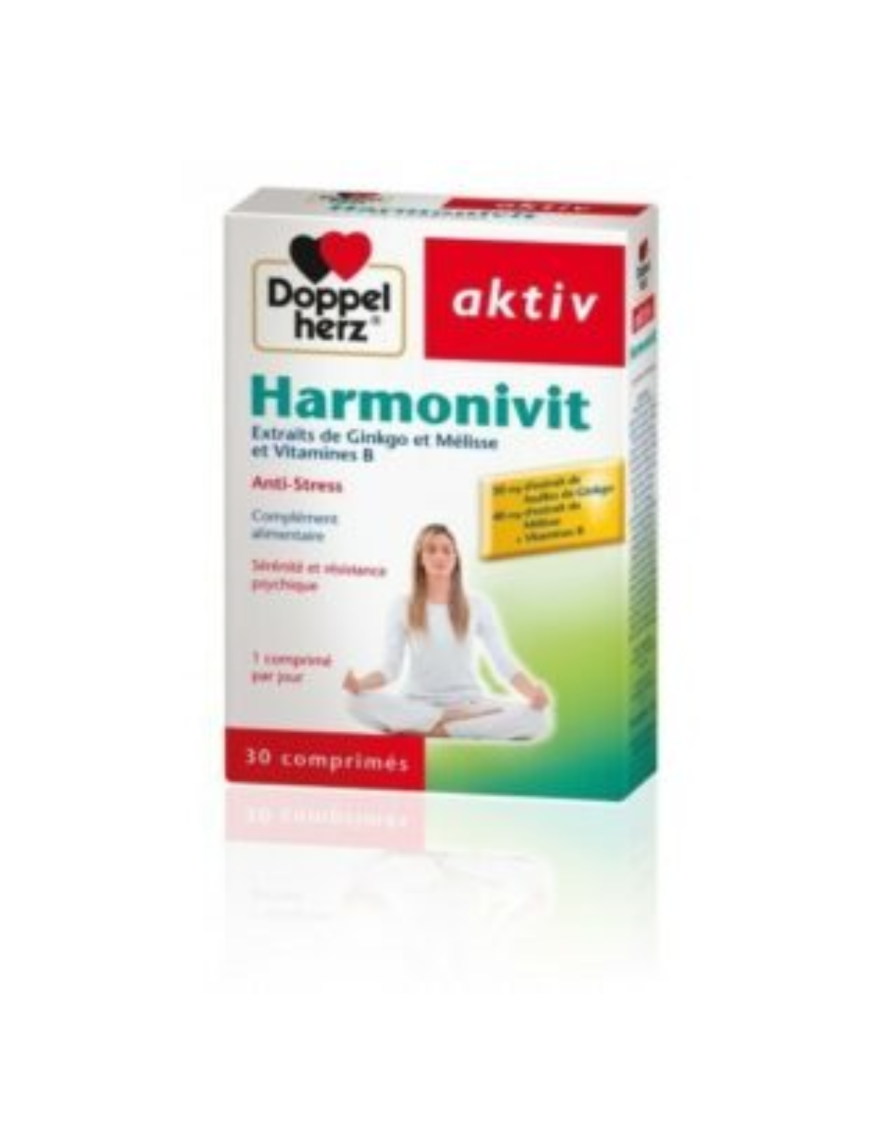 "Doppel Herz Aktiv Harmonivit 30 Gélules – Complément Bien-être"