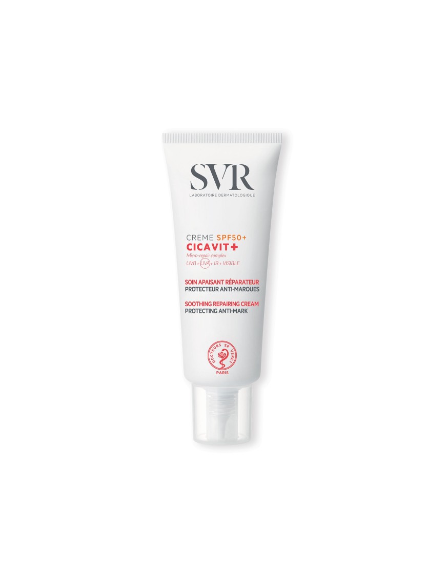 "SVR Cicavit+ Crème SPF 50+ – Soin Réparateur et Protecteur"